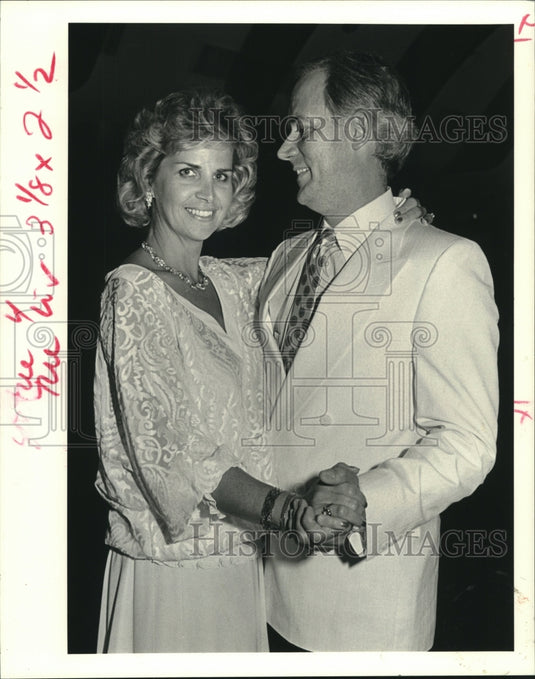 1988 Press Photo Mary and Gary Glynn of New Orleans at Maritime Day gala - Historic Images