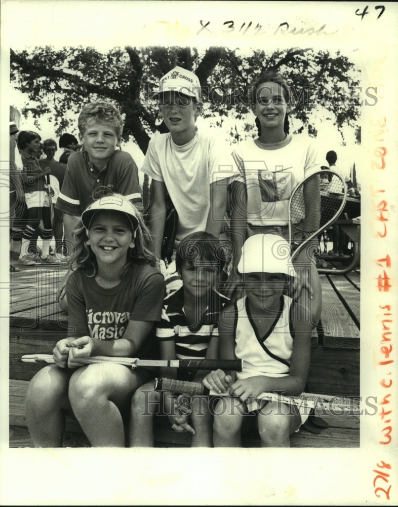 1990 Press Photo Youth Champions in Green Acres Tennis Tournaments - nob21641 - Historic Images