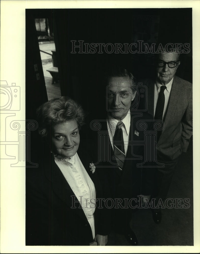 1988 Press Photo Lance Corporal Christopher Guidry of Slidell and parents. - Historic Images