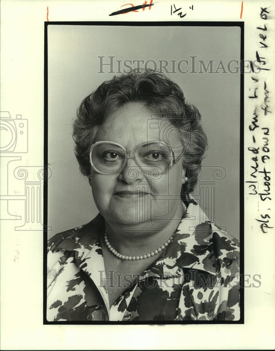 1987 Press Photo Dorothy Green, New Orleans Art Association - nob21856 - Historic Images