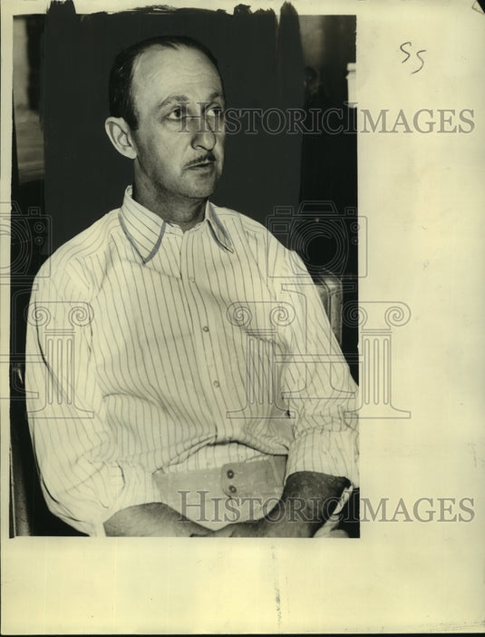 1940 Press Photo Fred Graffam shot & killed sweetheart at Vieux Carre Cafe - Historic Images