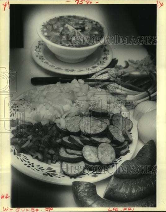 1990 Press Photo Food - Gumbo at Oak Alley Plantation - nob21926 - Historic Images