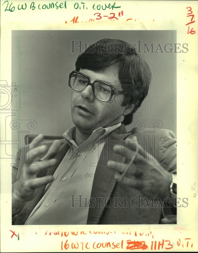 1984 Press Photo Frank Gullo, Counselor at Catholic Charities - nob21939 - Historic Images