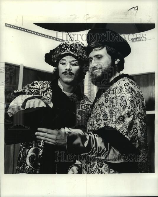 1973 Press Photo Michael Guillot and Michael Braden in Ma-Fa drama - nob21940 - Historic Images