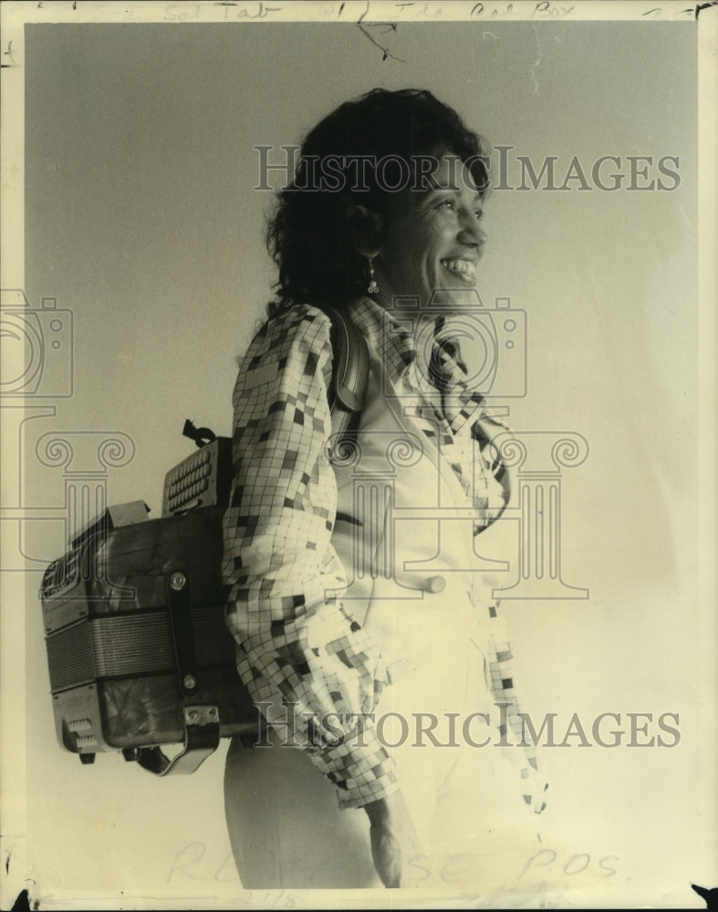 Press Photo Ida Guillory, Bon Temps, Zydeco musician - Historic Images