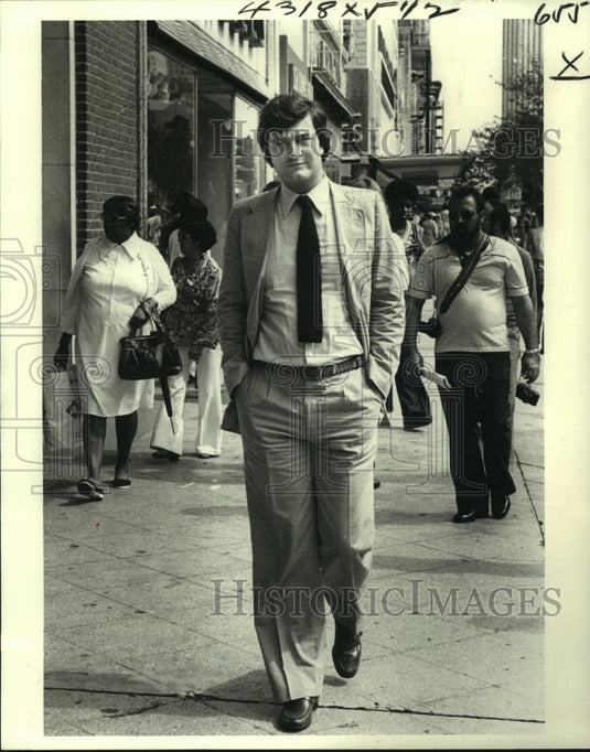 1978 Press Photo Robert Guerlain, House of Guerlain parfumeurs on Canal Street - Historic Images