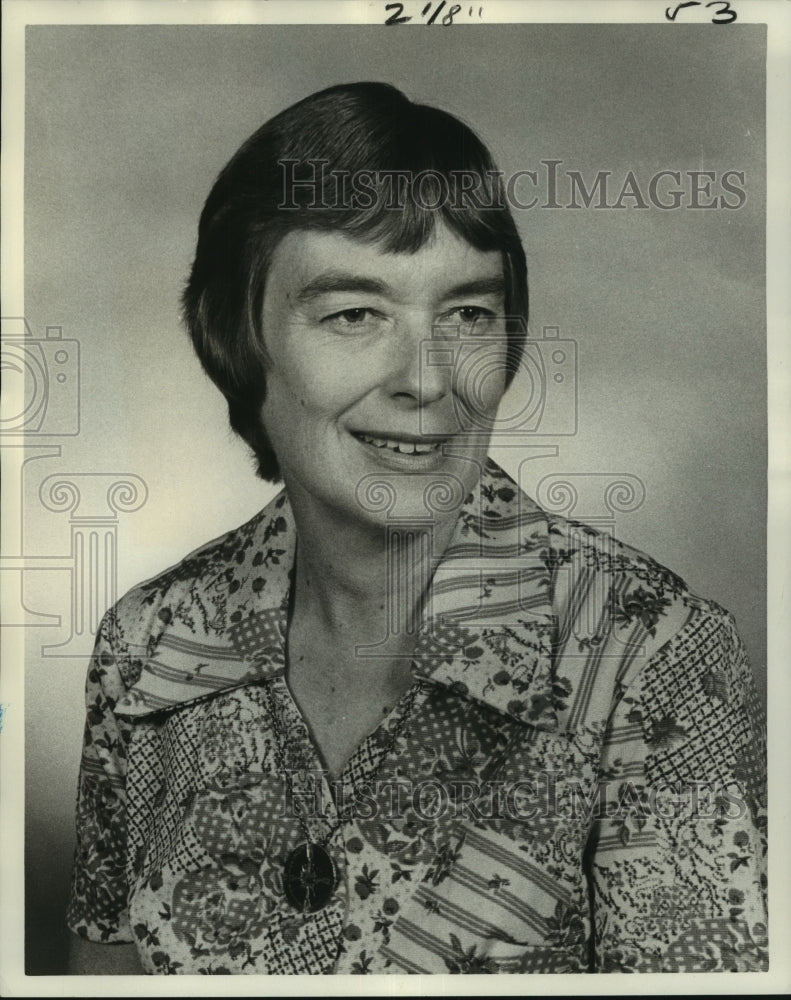 1976 Press Photo Mrs. John E. Green Jr. president of Greater New Orleans Church - Historic Images