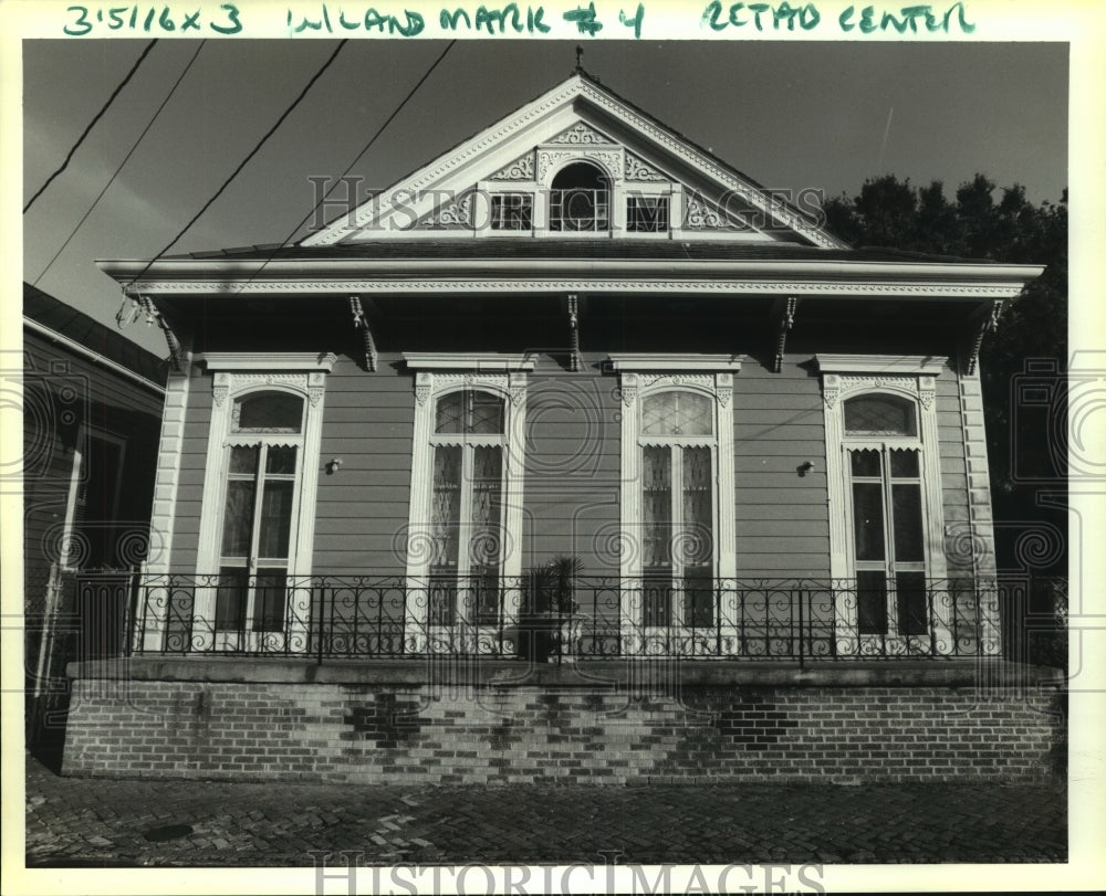 1991 Press Photo Exterior of Velma and Lionel Green&#39;s home. - nob22247 - Historic Images