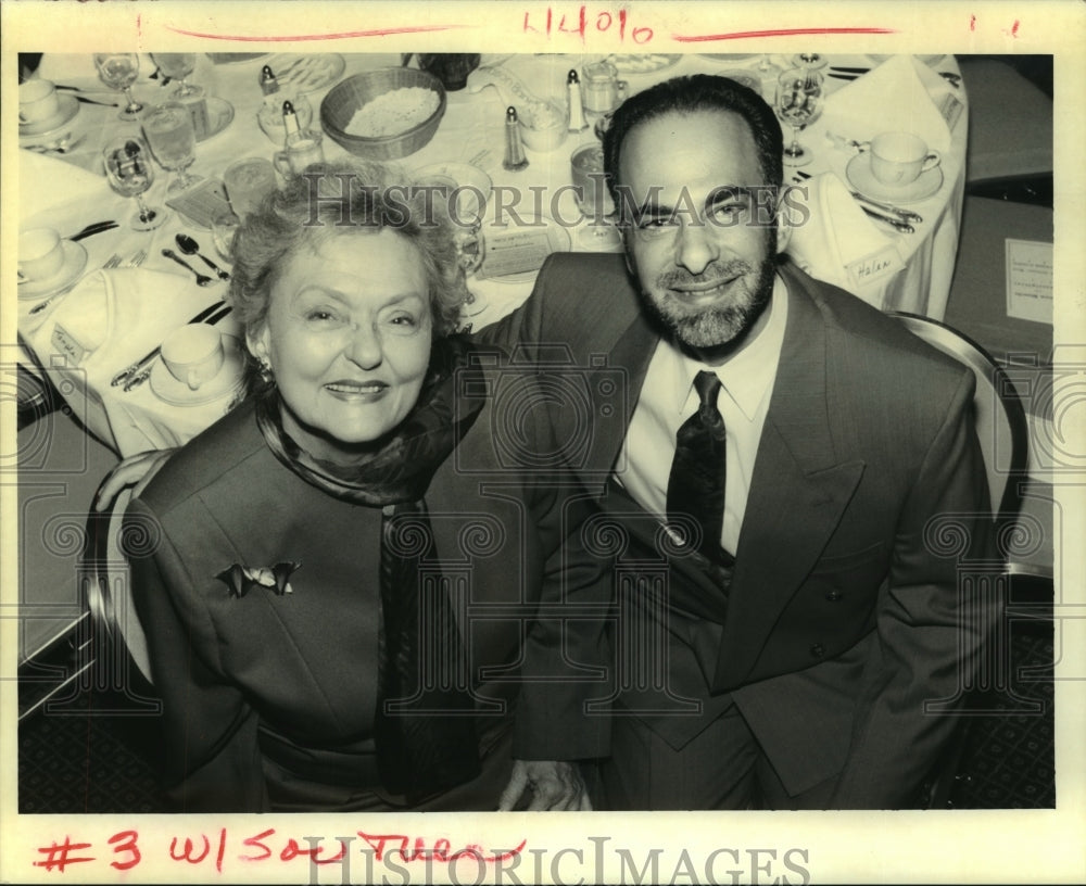 1992 Press Photo Betty Flair &amp; Bob Guasco at St. Elizabeth&#39;s Home - nob22275 - Historic Images