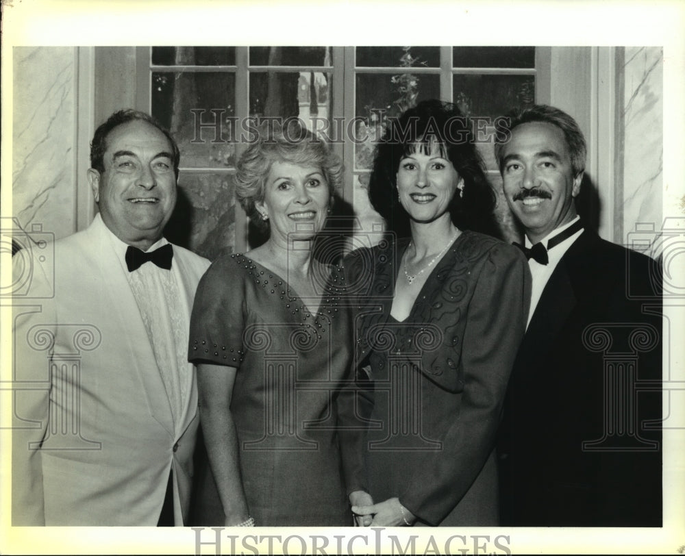 1993 Press Photo Dr. Lou &amp; Ruth Grush, Cecilia &amp; Dr. Terry Fugetta at convention - Historic Images