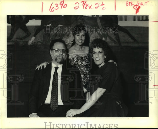 1990 Press Photo Group at Evening at the Races - nob22364 - Historic Images
