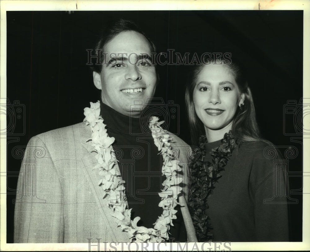 1991 Press Photo Matt and Lesa Greenbaum attends Travelleis Aid - nob22373 - Historic Images