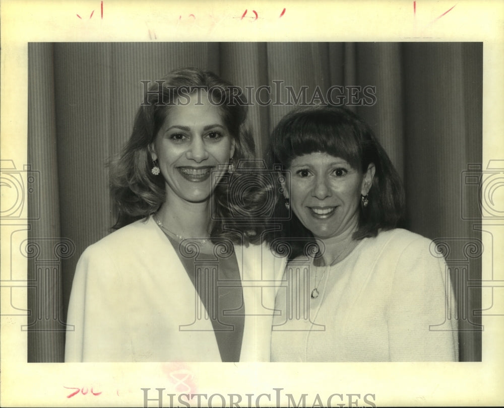 1996 Press Photo Lesa Greenbaum, Sharon Sheen at Jewish Women Party - nob22377 - Historic Images