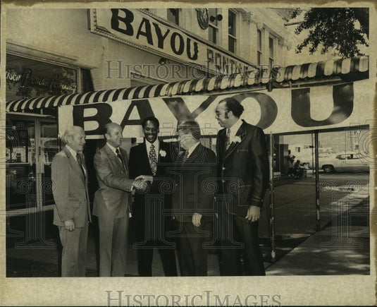 1973 Press Photo Pontiac Motor Division General Motors Corporation officers - Historic Images