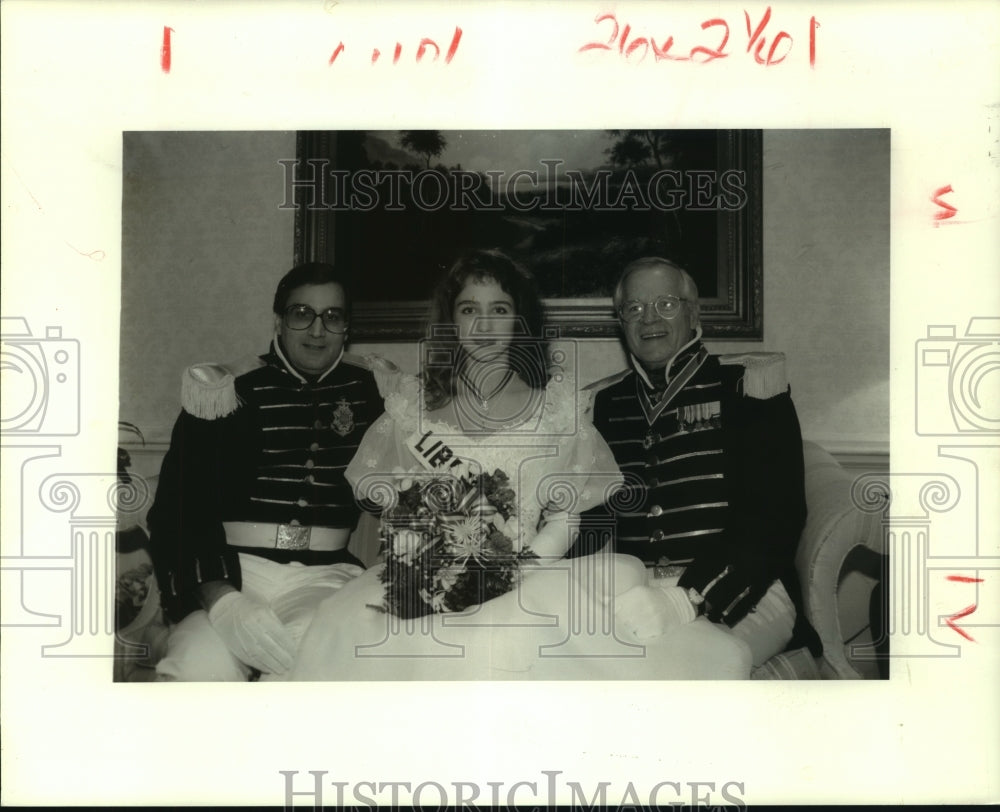 1991 Press Photo Socialites Dalton Woolverton, Heather Tipton &amp; Gerald Guice - Historic Images