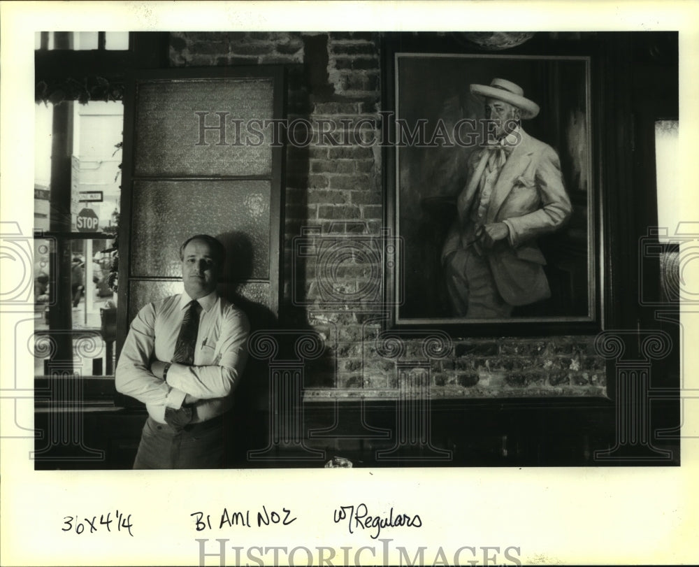 1991 Press Photo Noonie Guichet, assistant manager at Tujaques Restaurant - Historic Images