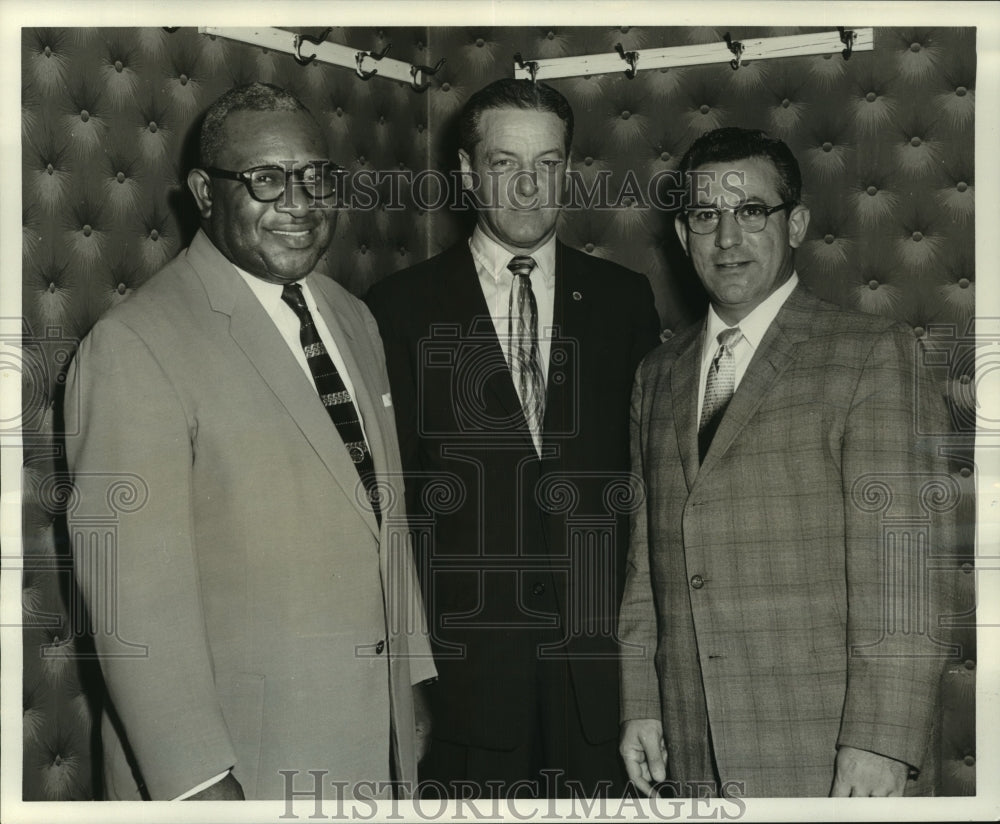 1958 Press Photo International Longshoremen&#39;s Association delegates at meeting - Historic Images