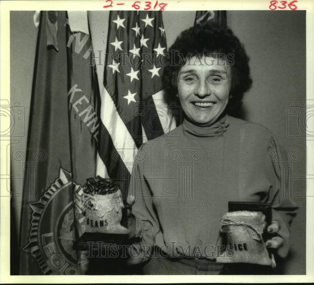 1989 Press Photo Jackie Guidry, American Legion Auxiliary conference chairman - Historic Images