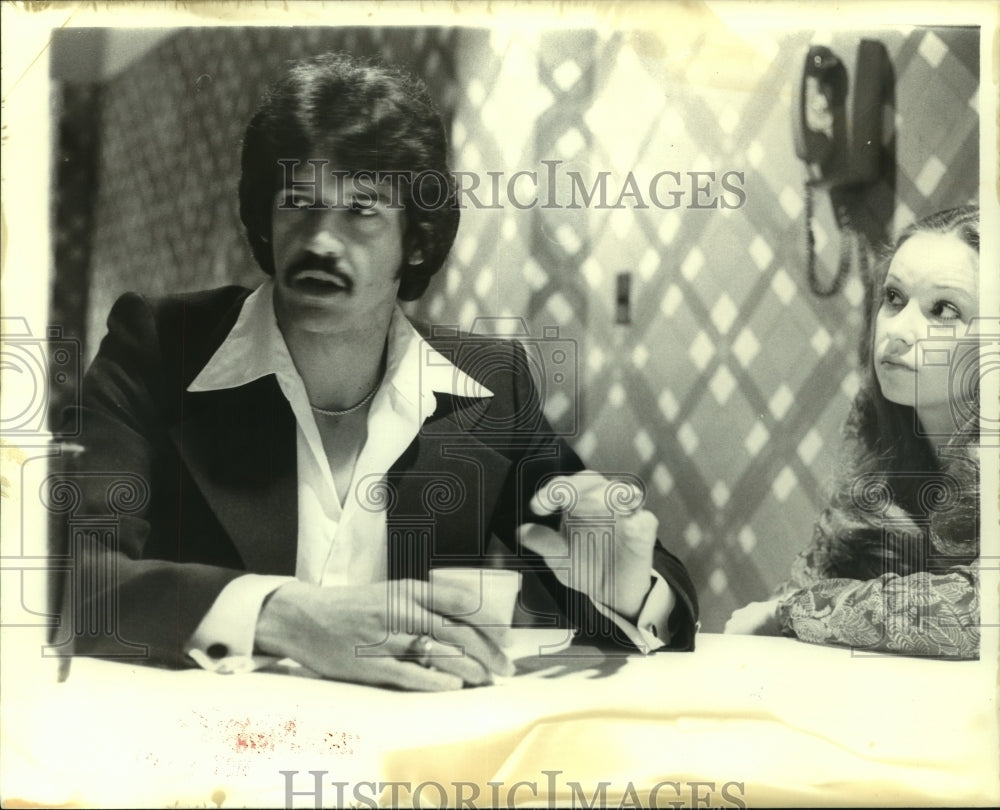 1978 Press Photo Ron Guidry Speaks While Young Woman Looks On - nob22591 - Historic Images