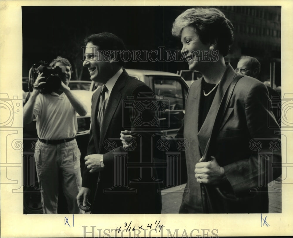 1990 Press Photo Louisiana Insurance Commissioner Doug Green and Wife Linn - Historic Images