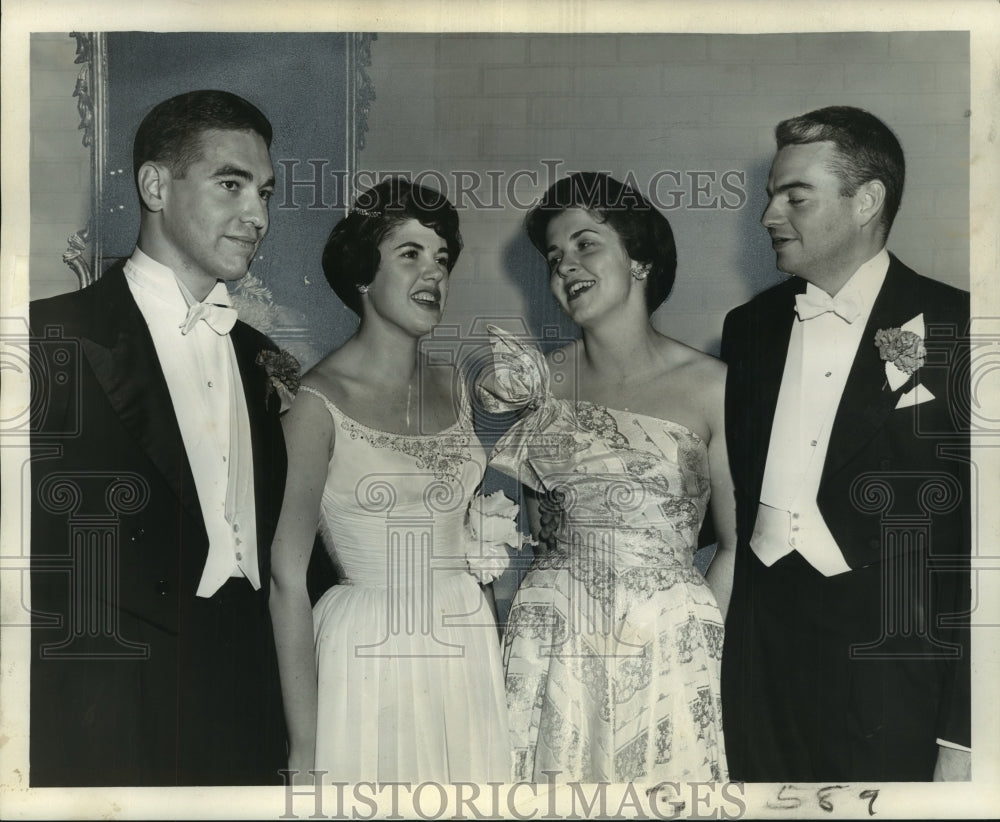 1961 Press Photo Miss Carol Graves, Mid-Winter Cotillion Club dance - nob22632 - Historic Images