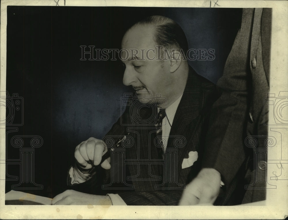 1942 Press Photo Fred Graffam, in court Friday - nob22655 - Historic Images