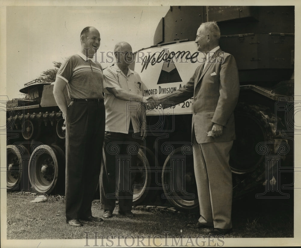 1960 Press Photo Major General Douglas T. Green, Luclay 7th reunion - nob22682-Historic Images