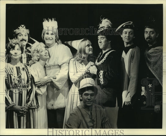 1978 Press Photo Ginger Guma and other cast of NORD's "Once Upon a Mattress" - Historic Images