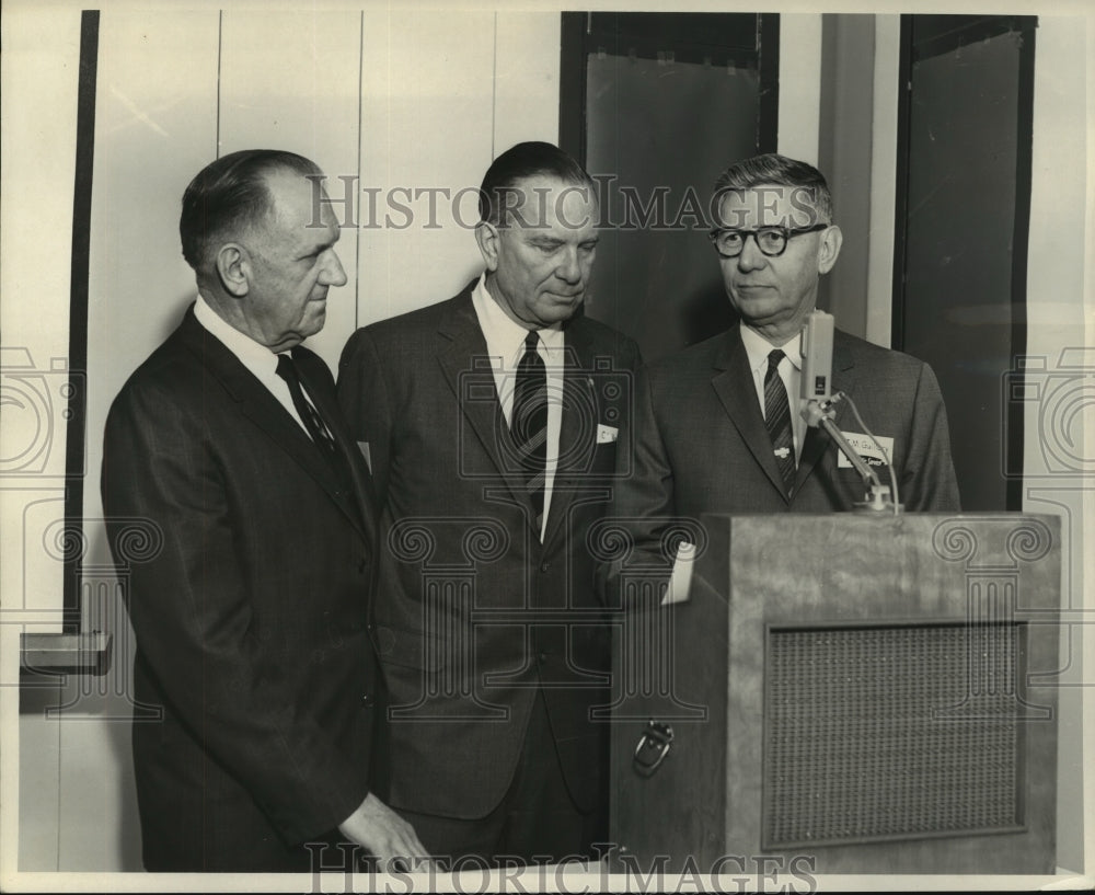 1967 Press Photo Executives at Dedication of New NOPSI Building - nob22824 - Historic Images