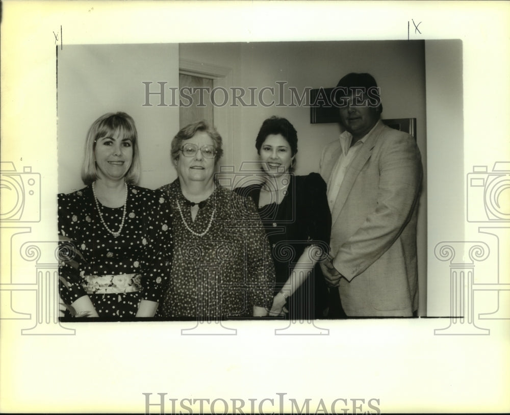 1990 Press Photo Great Dane Club of Louisiana, Incorporated Officers - nob22935 - Historic Images