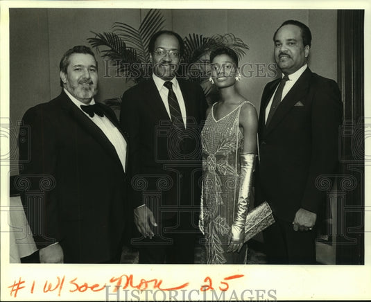 1989 Press Photo Congressman William Gray, III, Southern University - nob22947 - Historic Images