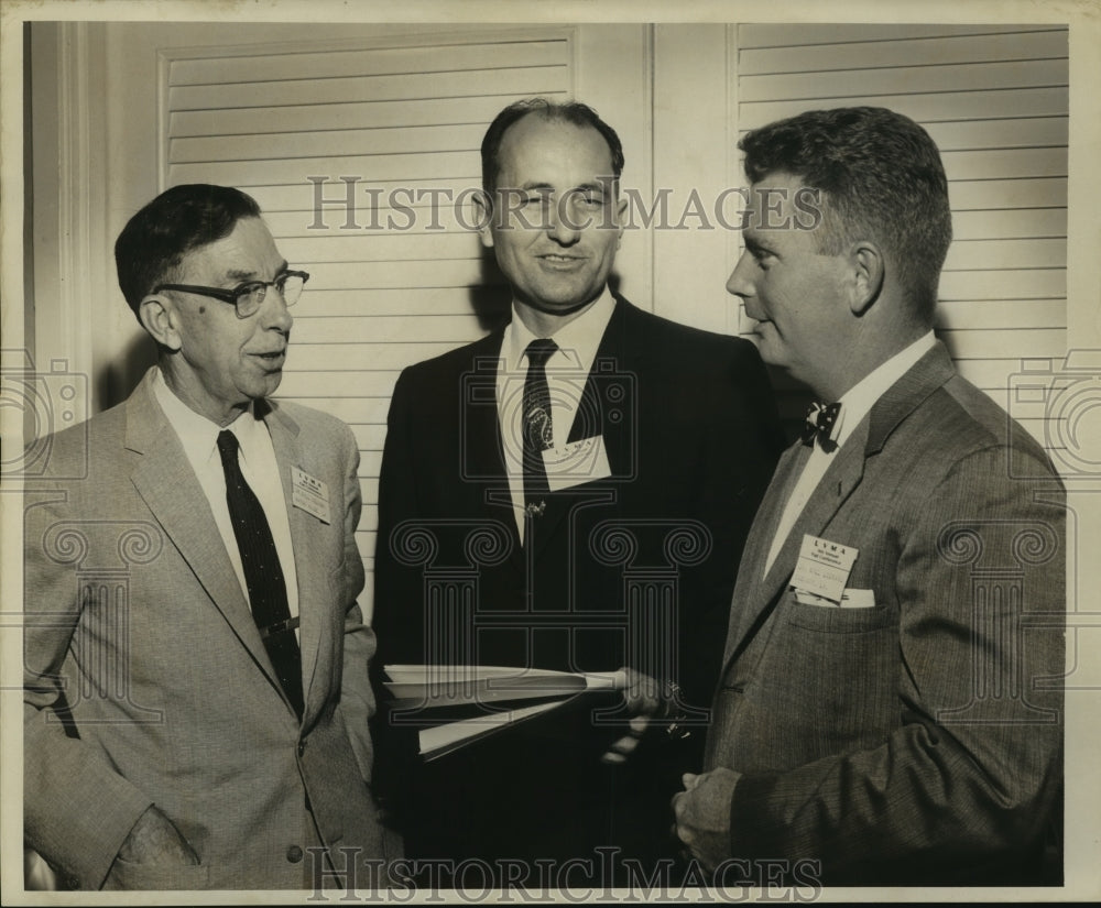 1960 Press Photo Dr. Oglesby, Dr. Granzin &amp; Dr. Lockard of LA Veterinarian Assoc - Historic Images