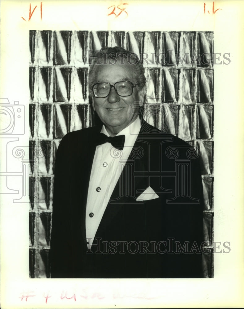 1991 Press Photo Hon. Billy Guste, Louisiana Attorney General at Loyola dinner - Historic Images