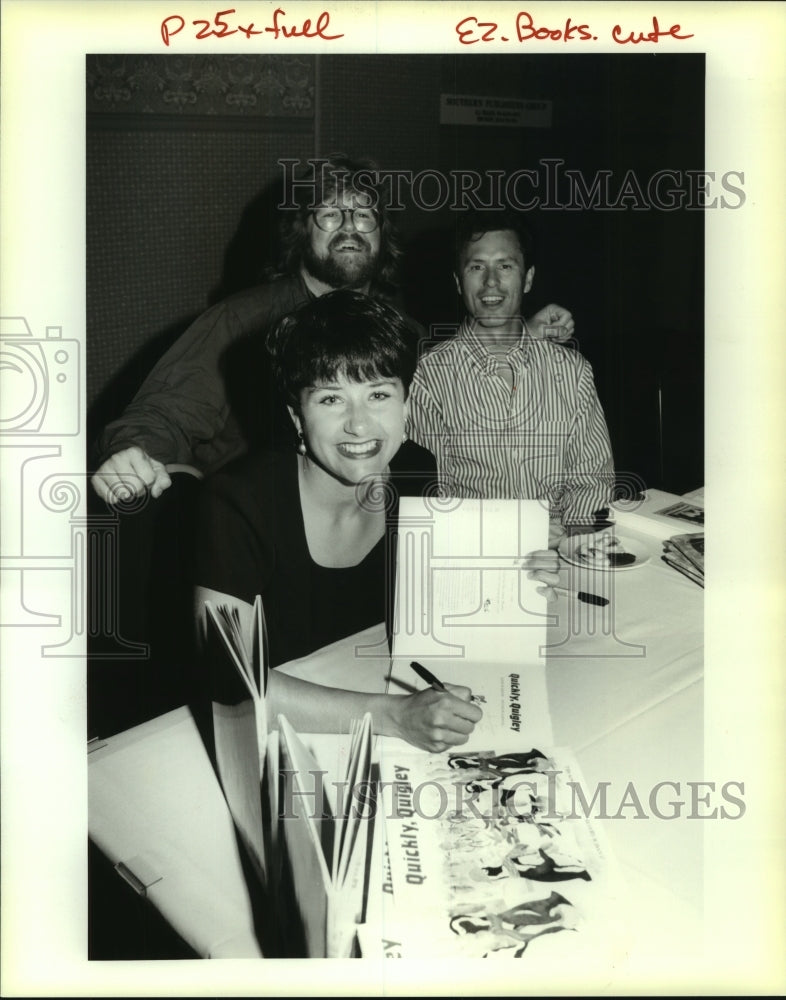 1994 Press Photo Jeanne Gravois, Author of &quot;Quickly, Quigley&quot; - nob23082 - Historic Images