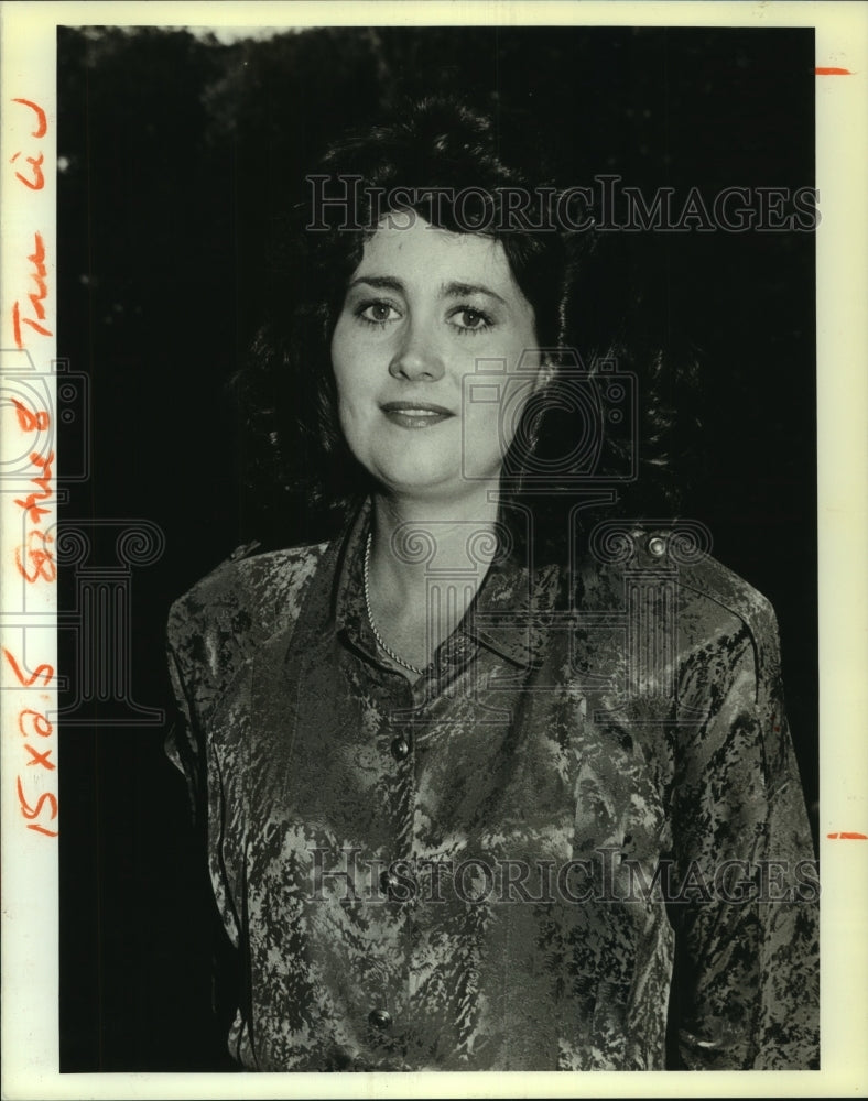 1989 Press Photo Carolyn Gravley attends an Access party - nob23087 - Historic Images