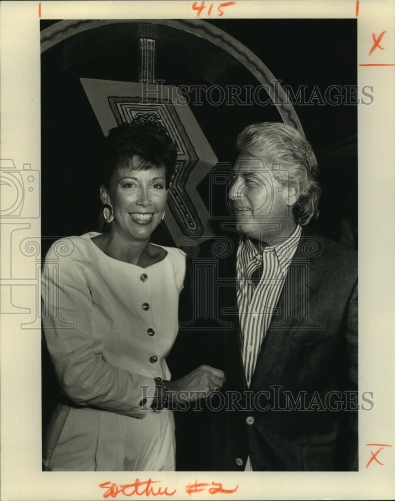 1991 Press Photo Becky & Warren Gottsegen of the N.O. AIDS Task Force ...