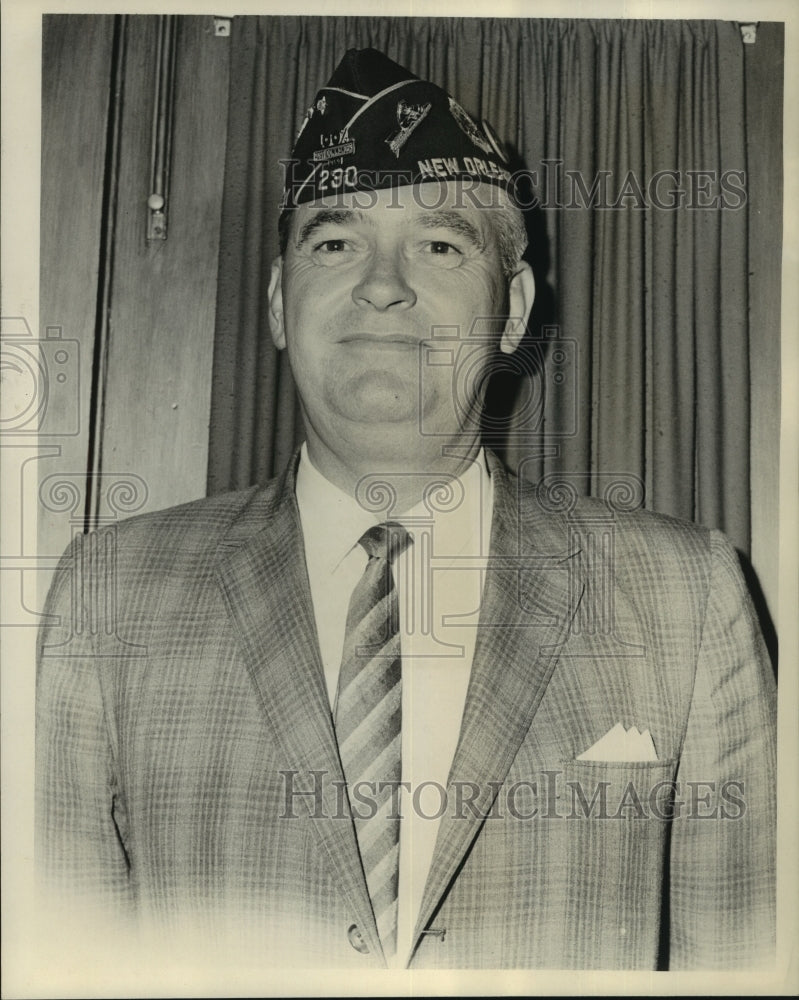 1966 Press Photo Earl D. Guzman of Navy Post #230 American Legion - nob23180 - Historic Images