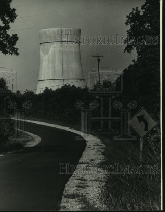 1985 Press Photo Grand Gulf Nuclear Power Plant, Port Gibson, Mississippi - Historic Images