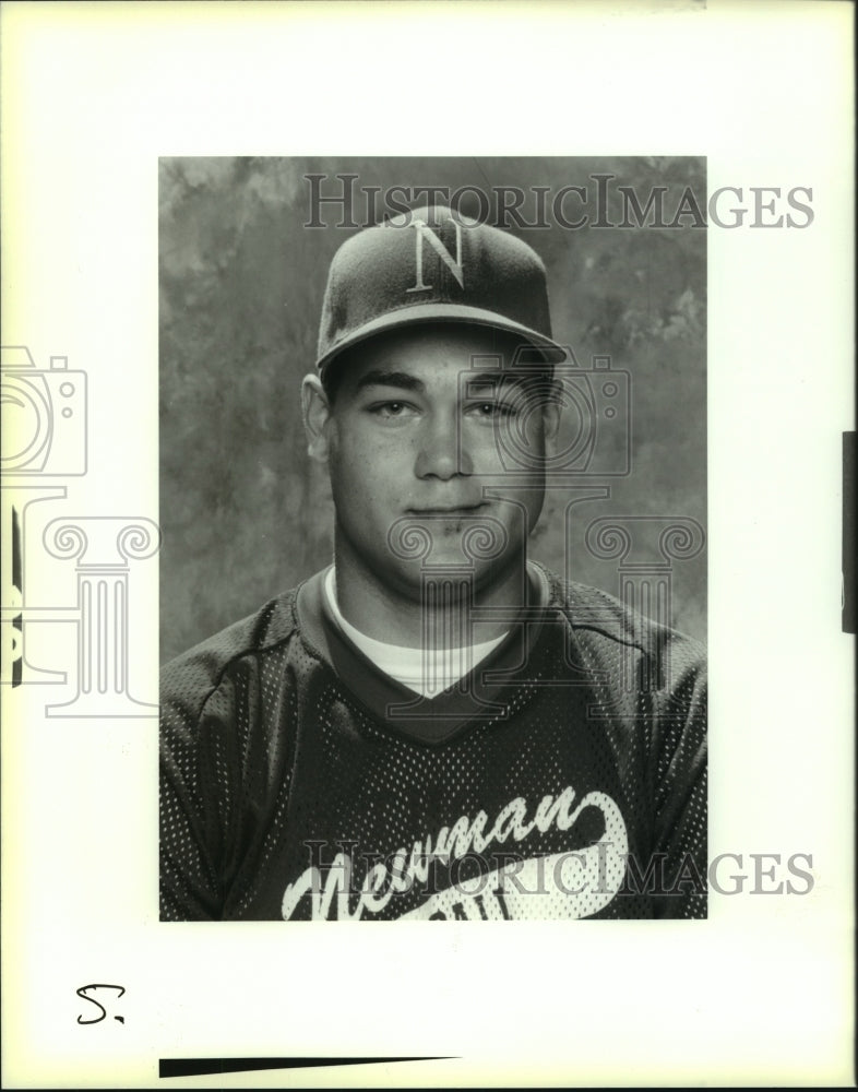 1993 Press Photo Baseball - Bobby Gravolet of Newman - nob23271 - Historic Images