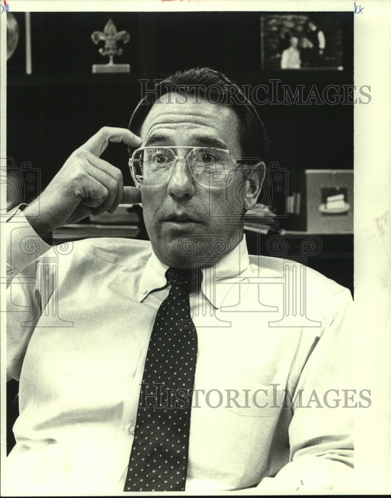 1987 Press Photo Executive Robert B. Gwyn, Agrico&#39;s President - nob23386 - Historic Images