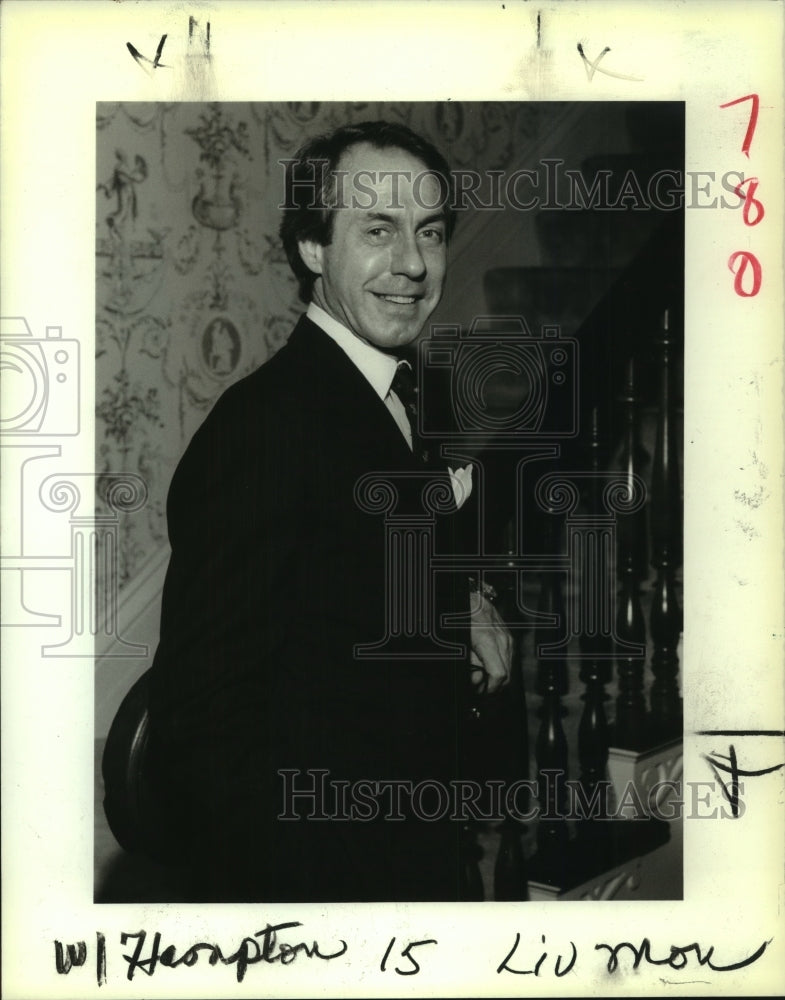 1988 Press Photo Interior Designer Mark Hampton - nob23468 - Historic Images