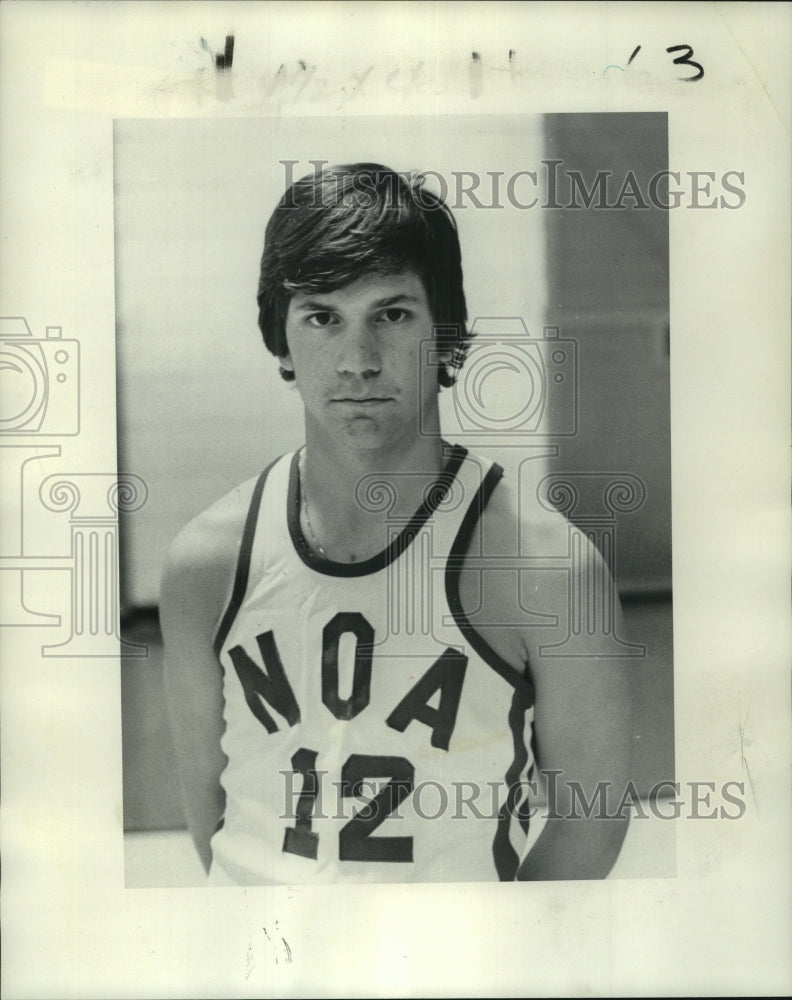 1976 Press Photo New Orleans Basketball Player Barry Gurievsky - nob23541 - Historic Images