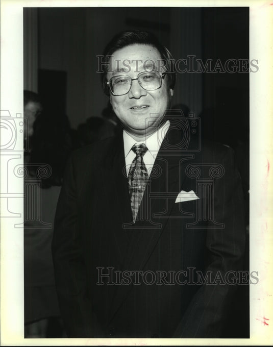 1993 Press Photo Japanese Consul member Yasuhiro Hamada - nob23570 - Historic Images