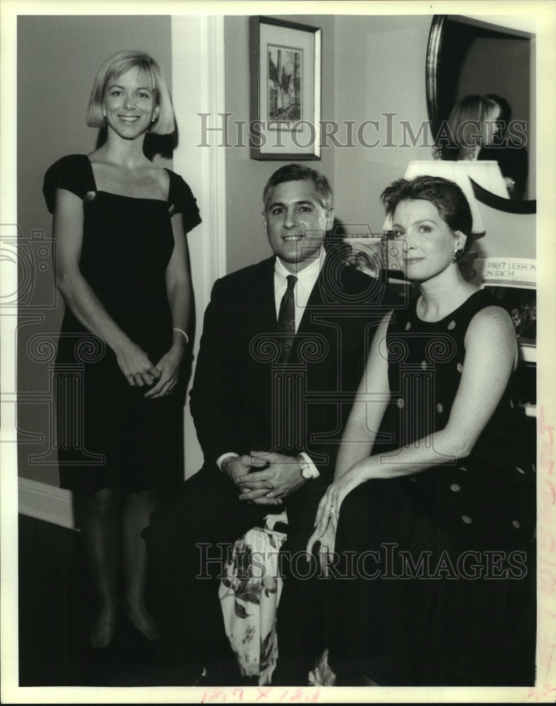 1993 Press Photo St. Andrews - Melissa Luer, Rodney and Sandy Guttenberg - Historic Images