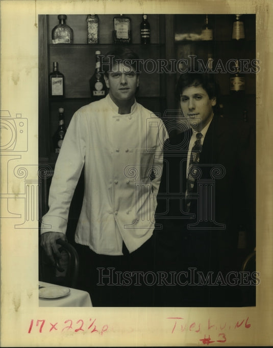 1990 Press Photo Gautreau's Restaurant - Larkin Selman and Tripp Friedler - Historic Images