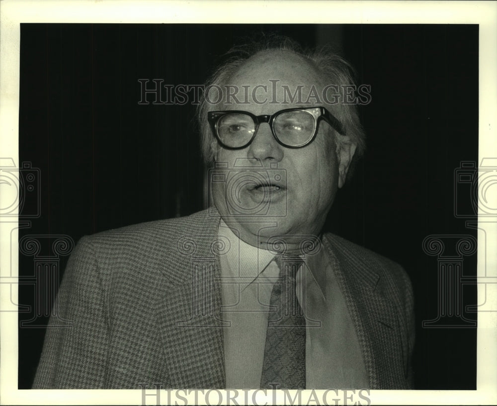 1983 Press Photo Camille Gravel at Federal Court for O&#39;Keefe Trial - nob23714 - Historic Images