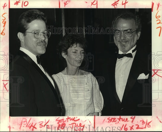 1989 Press Photo Plimsoll Club - Dr. Donald & Lydia Toso, Dr. Marshall Gottsegen - Historic Images