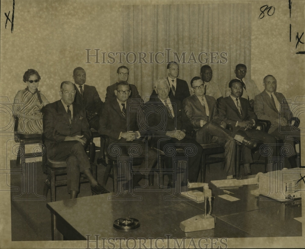 1969 Press Photo Members of the new Grand Jury of Orleans Parish in the court - Historic Images