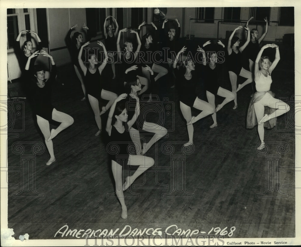 1968 Press Photo Madame Dabilova and American Dance Camp class - nob23838 - Historic Images