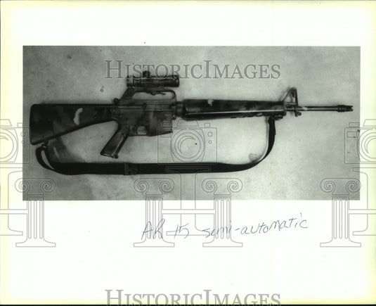 1994 Press Photo AR-15 Semi-Automatic Riffle - Historic Images